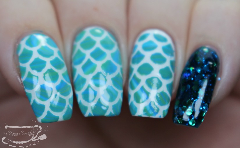 Maniswap | Mermaid Watermarble Nails with @Sassy_Manis!