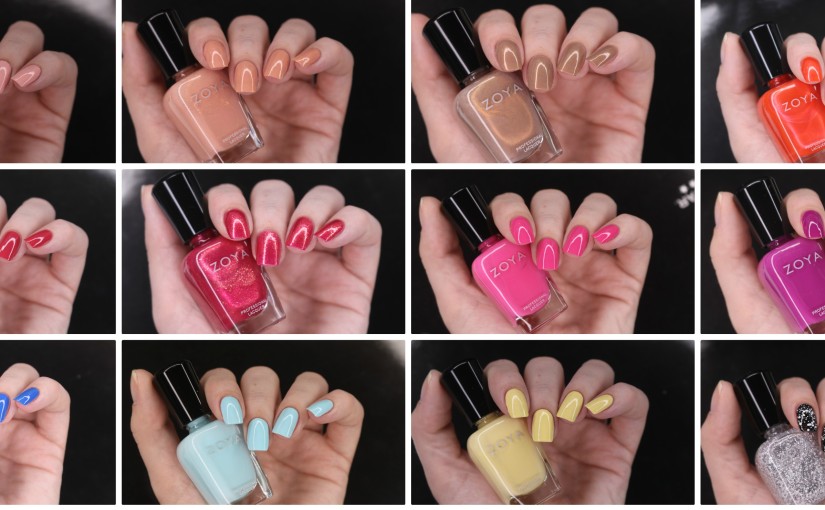 Swatches | The Barefoot Summer 2019 Collection by Zoya Nail Polish